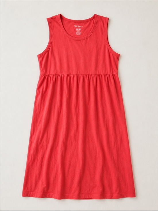 Ulla Popken Dresses & Skirts - Ulla Popken Coral Cotton Sleeveless Midi Dress Plus Size 28/30 Casual